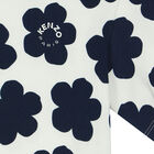 Girls Ivory Boke Flower T-Shirt, 1, hi-res